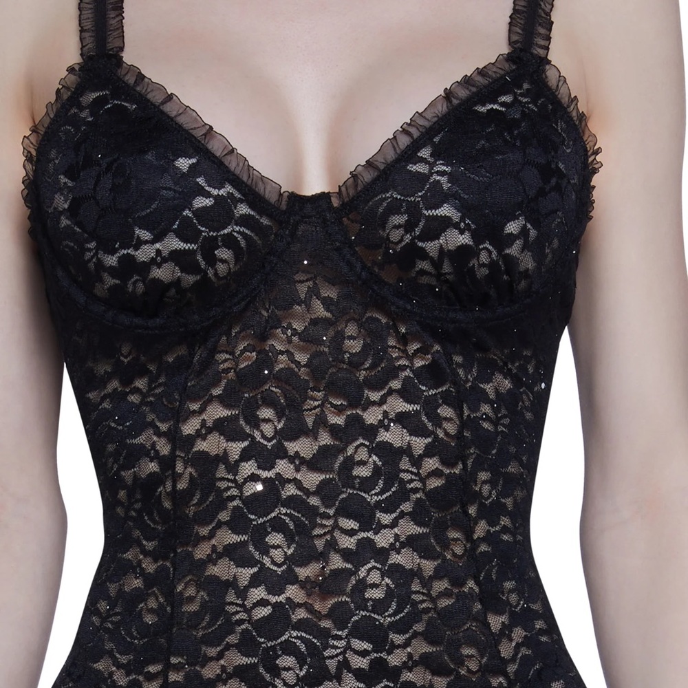 Small Current Mood Aurora Dreams Lace Slip Dress - Picture 5 of 5